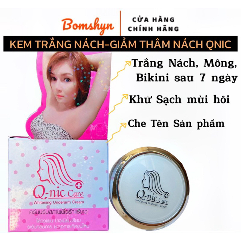 KEM THÂM NÁCH, THÂM MÔNG, BIKINI QNIC CARE THÁI LAN 15Gr