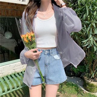 Áo sơ mi nữ mỏng có túi sang chảnh
