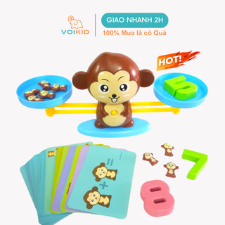 Đồ chơi giáo dục sớm cho bé Voikid khỉ cân bằng toán học