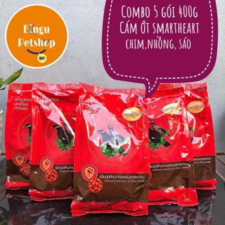[COMBO 5 GÓI] Cám Ớt SmartHeart 400g - Thức Ăn Cho Chim Nhồng, Sáo, Cưỡng, Két |Bingu Petshop