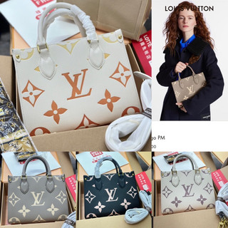 Túi xách eo vi onthego vip da thật full 2 box vip tặng kèm lót và khăn