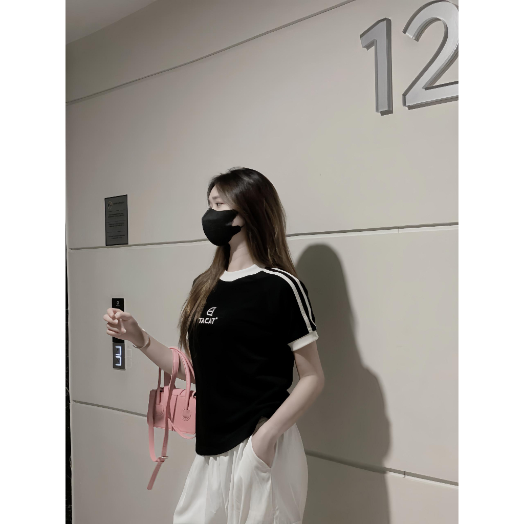 Áo Thun Baby Tee TACAT mã T4 Ringer Baby Tee 100% Cotton local brand chính hãng