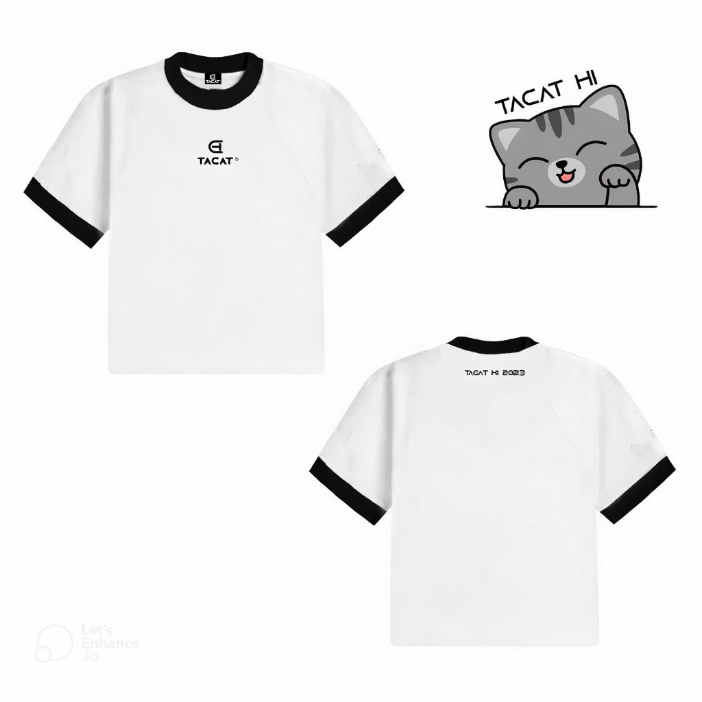 Áo Thun Baby Tee TACAT T2 Signature, baby tee unisex Cotton 100% cotton local brand chính hãng