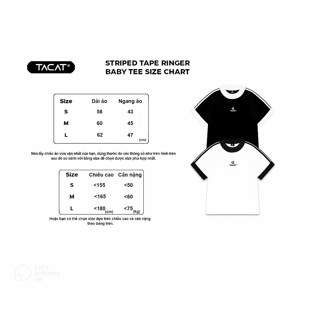 Áo Thun T3 Áo thun Baby Tee TACAT Basic 100% Cotton, Baby Tee Unisex local brand chính hãng
