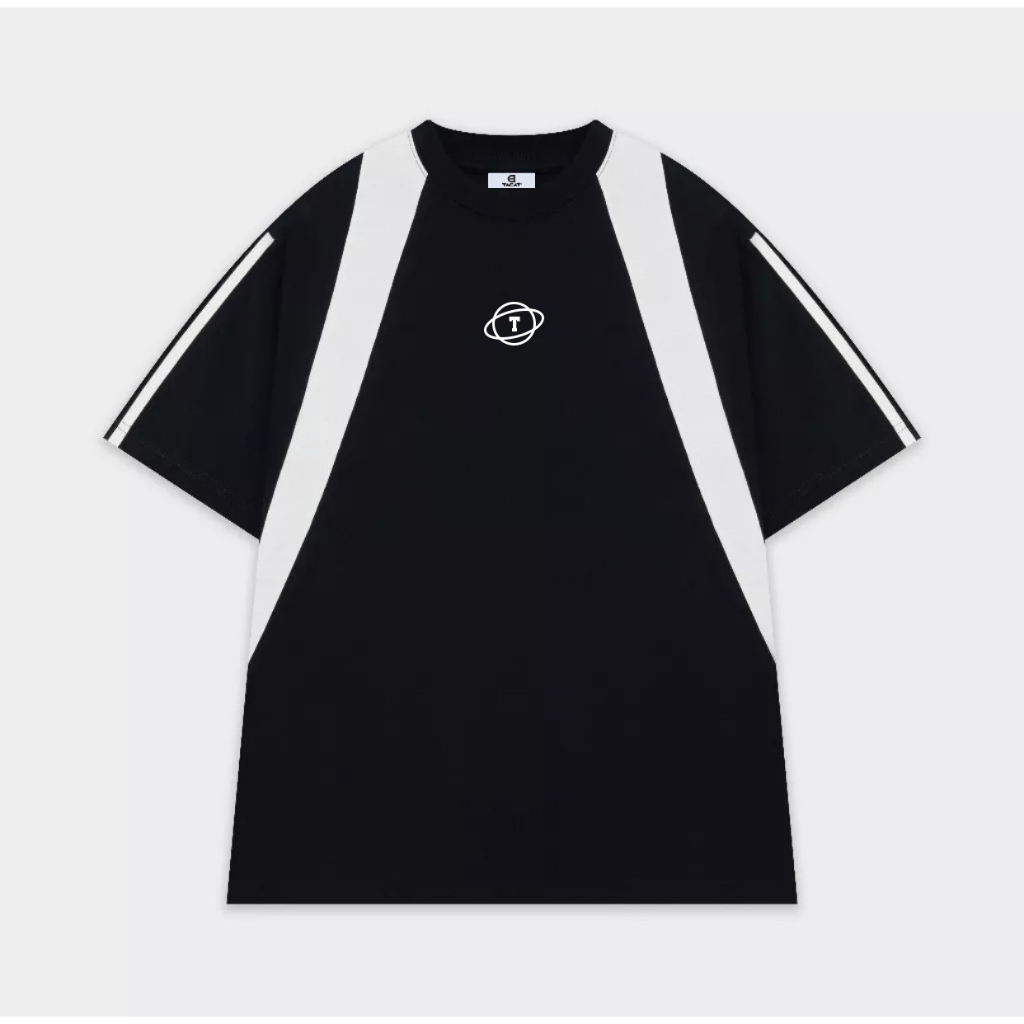 Áo Thun 05 Phối. Áo thun TACAT 100% Cotton 250gsm unisex Nam, Nữ RAGLAN Phối Cổ localbrand chính hãng