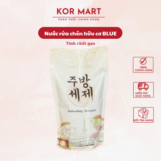 Nước rửa chén gạo Blue hữu cơ siêu hot 800 ml sạch, thơm, an toàn cho gia đình bạn