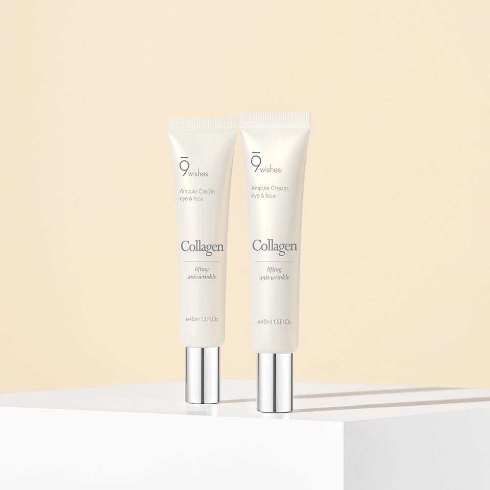 Kem Mắt 9 Wishes Collagen Ampule Eye & Face Cream 40ml