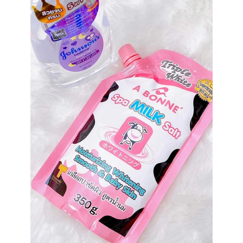 Muối Tắm Sữa Bò Tẩy Tế Bào Chết A Bonne Spa Milk Salt Thái Lan 350Gr