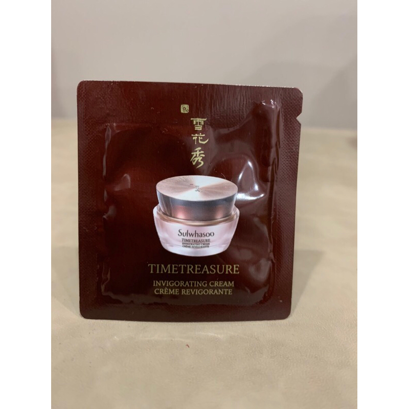 combo 5 gói cream thông đỏ sulwhasoo Timetreasure Renovating Ex mẫu mới 2019