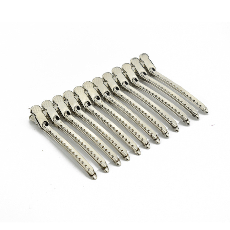 Kẹp Inox Định Hình Tóc Sóng Nước Set 12 cái Size Trung 9,5cm