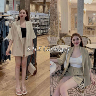 Bộ Đùi Nữ Áo Vest Nữ Trơn Tay Ngắn 4 Cúc Mix Quần Sooc Đùi Trơn Freesize S380