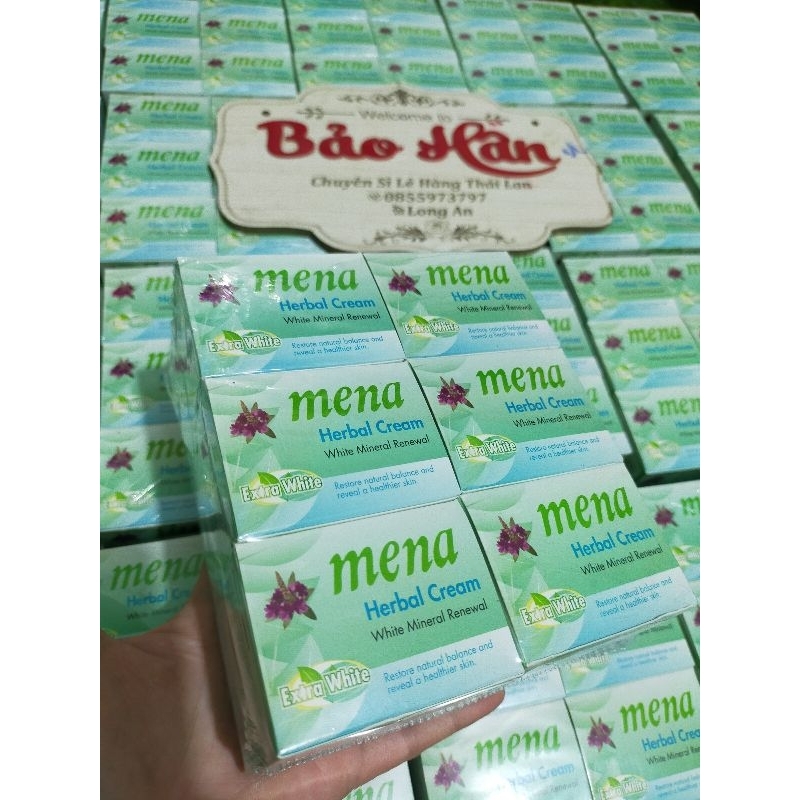 Lố kem Mena xanh lá