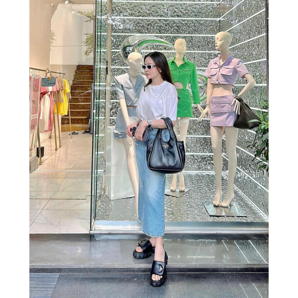 TÚI PRADA SHOPPING SZ28 DA MỀM