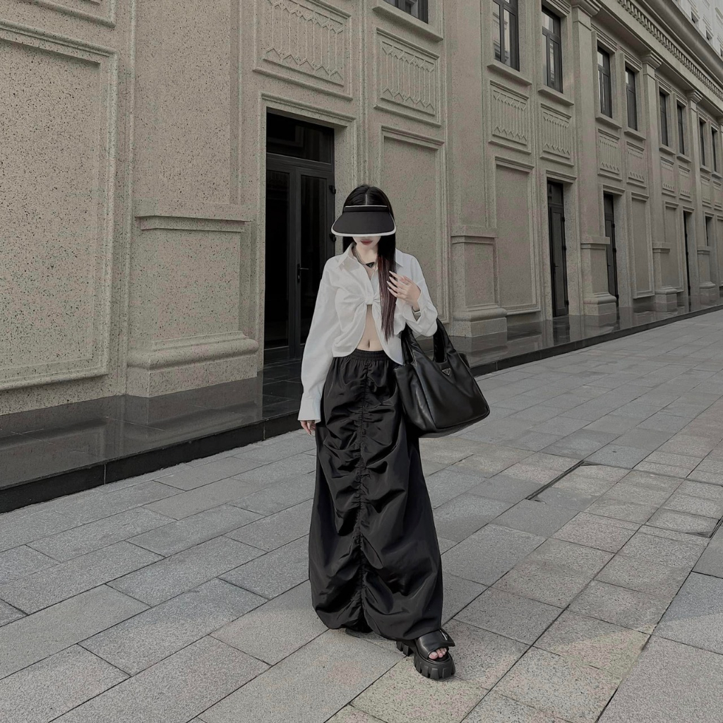 TÚI PRADA SHOPPING SZ28 DA MỀM