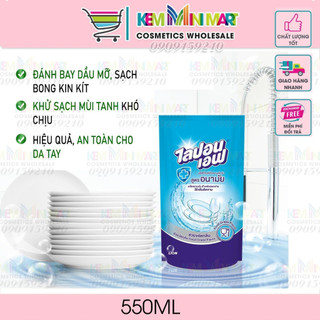 NƯỚC RỬA CHÉN LIPON THÁI LAN DẠNG TÚI 500ml