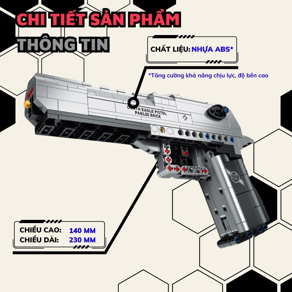 Mô Hình Desert Eagle Pistol  - Mô hình lắp ghép xếp hình thông minh