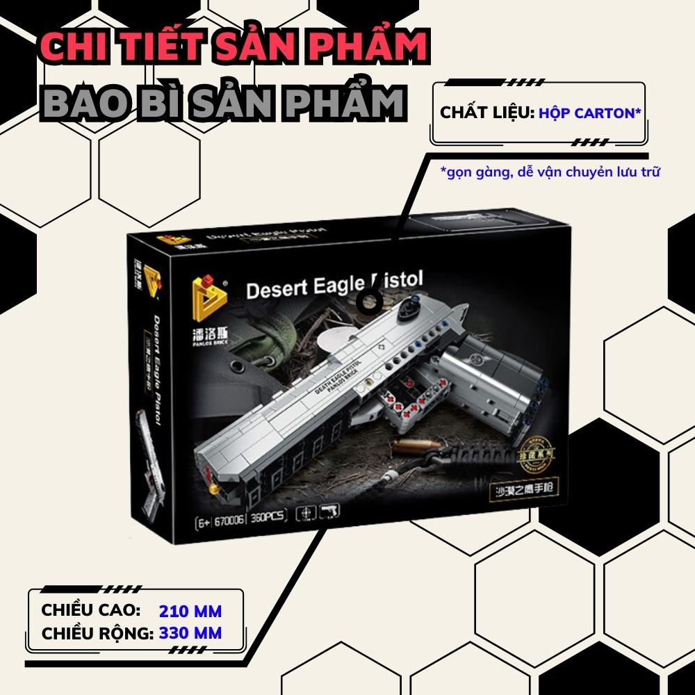 Mô Hình Desert Eagle Pistol  - Mô hình lắp ghép xếp hình thông minh