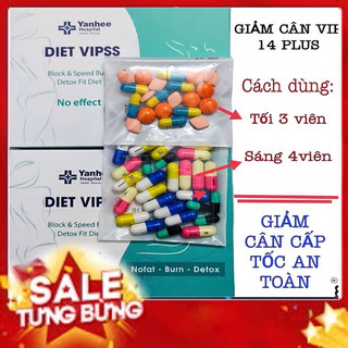 Giảm cân nhanh cấp tốc vip 7 ss plus yanhee tháilan