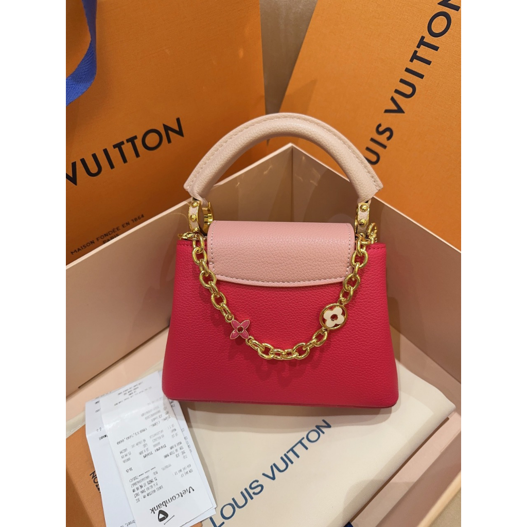 TÚI LV CAPU DA THẬT SZ21 BOX 2 LỚP