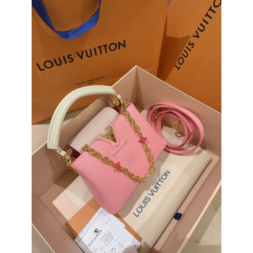 TÚI LV CAPU DA THẬT SZ21 BOX 2 LỚP