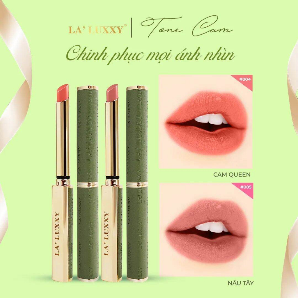 Son Dr.Lacirvn Son lạnh Rouge De La' Luxury Dr Lacir chính hãng siêu lì không trôi nhiều màu sắc