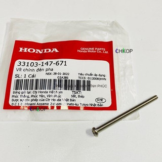 Vít chỉnh đèn pha dream 100 zin honda - 33103147671