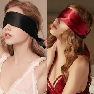 [ Có Che Tên ] Hot - Băng đô bịt mắt lụa hot ( đen, đỏ ) pinkgo shop