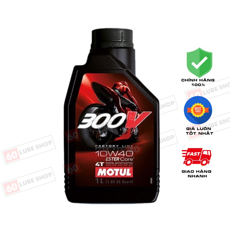 Dầu Nhờn Motul 300V 10W-40 Châu Âu