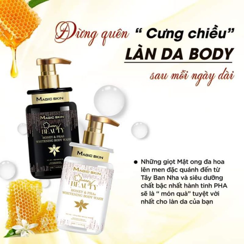 Sữa tắm mật ong lên men hương nước hoa, lưu hương 24h