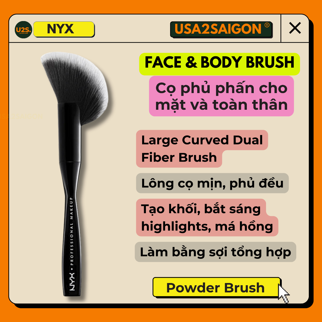 Cọ Phủ Toàn Thân NYX Professional Makeup - Pro Powder Brush
