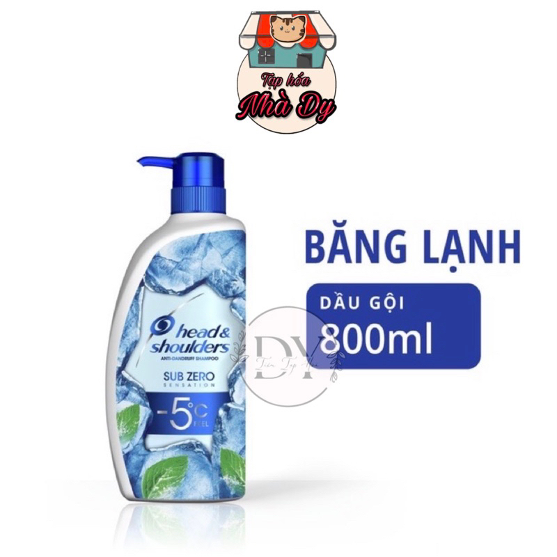 Dầu gội Head & Shoulders làm sạch gàu Sub Zero 800ML