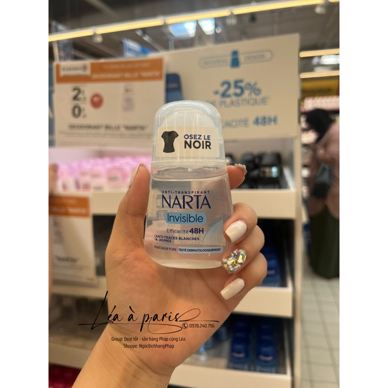 lăn nách narta nội địa pháp 50ml