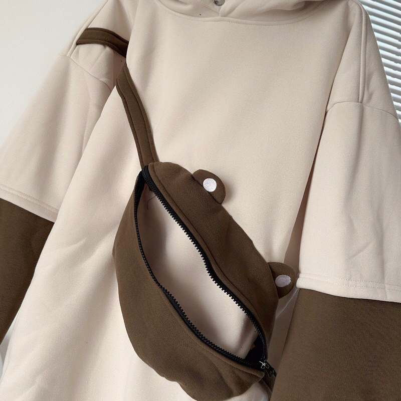 Áo hoodie nỉ túi ếch _HT.Store96
