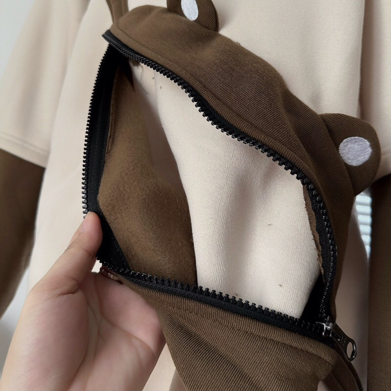 Áo hoodie nỉ túi ếch _HT.Store96