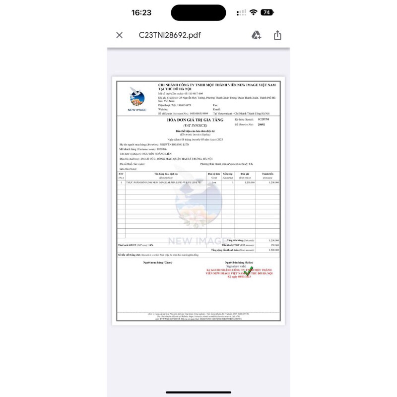Combo 6 Lon Alpha Lipid 450g