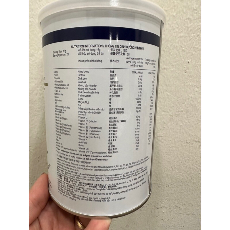 Combo 6 Lon Alpha Lipid 450g