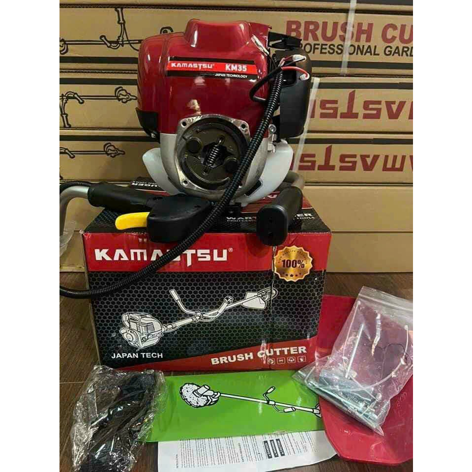 Máy cắt cỏ chạy xăng Kamatsu KM35 động cơ 4 thì