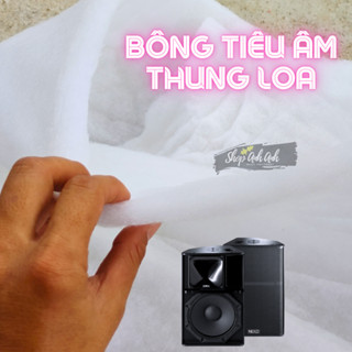 Bông gòn tiêu âm lót thùng loa loại tốt không bung sợi khổ 50x158cm