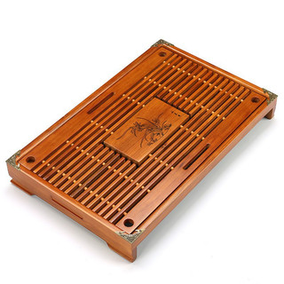 Khay trà, Khay để ấm chén gằng Gỗ, kích thước 43x28x5.5 cm