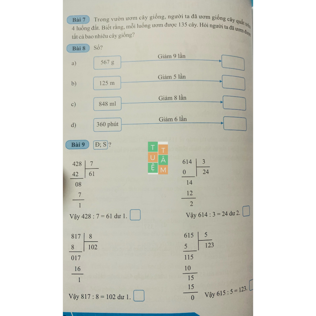 Sách - Toán nâng cao lớp 3