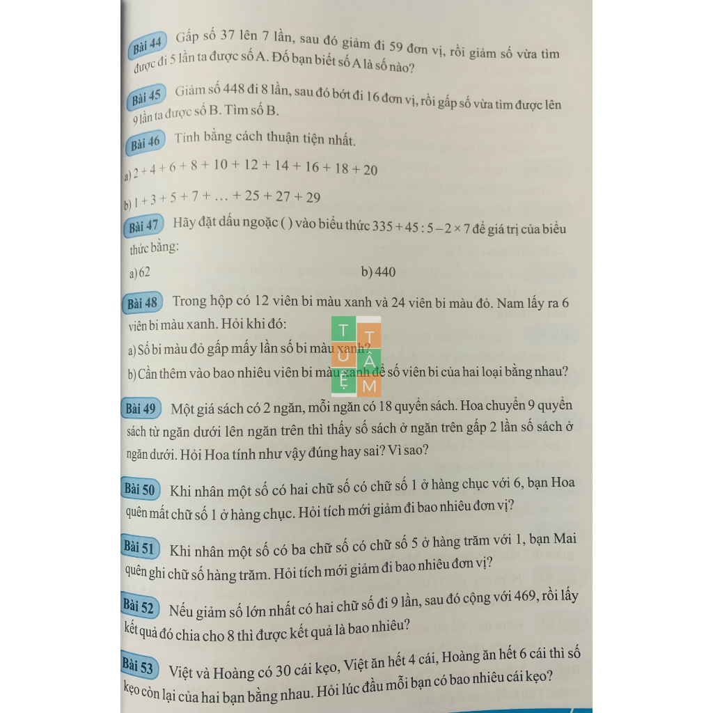Sách - Toán nâng cao lớp 3