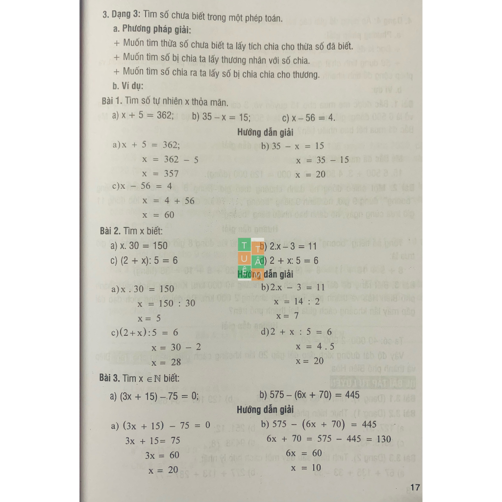 Sách - Hướng dẫn học và phương pháp giải Toán 6