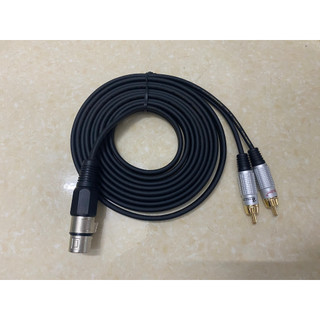 Dây canon cái ra 2 đầu av 3m