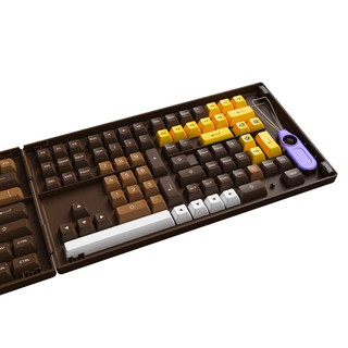 AKKO Keycap set – Chocolate (PBT Double-Shot/ASA profile/178 nút)