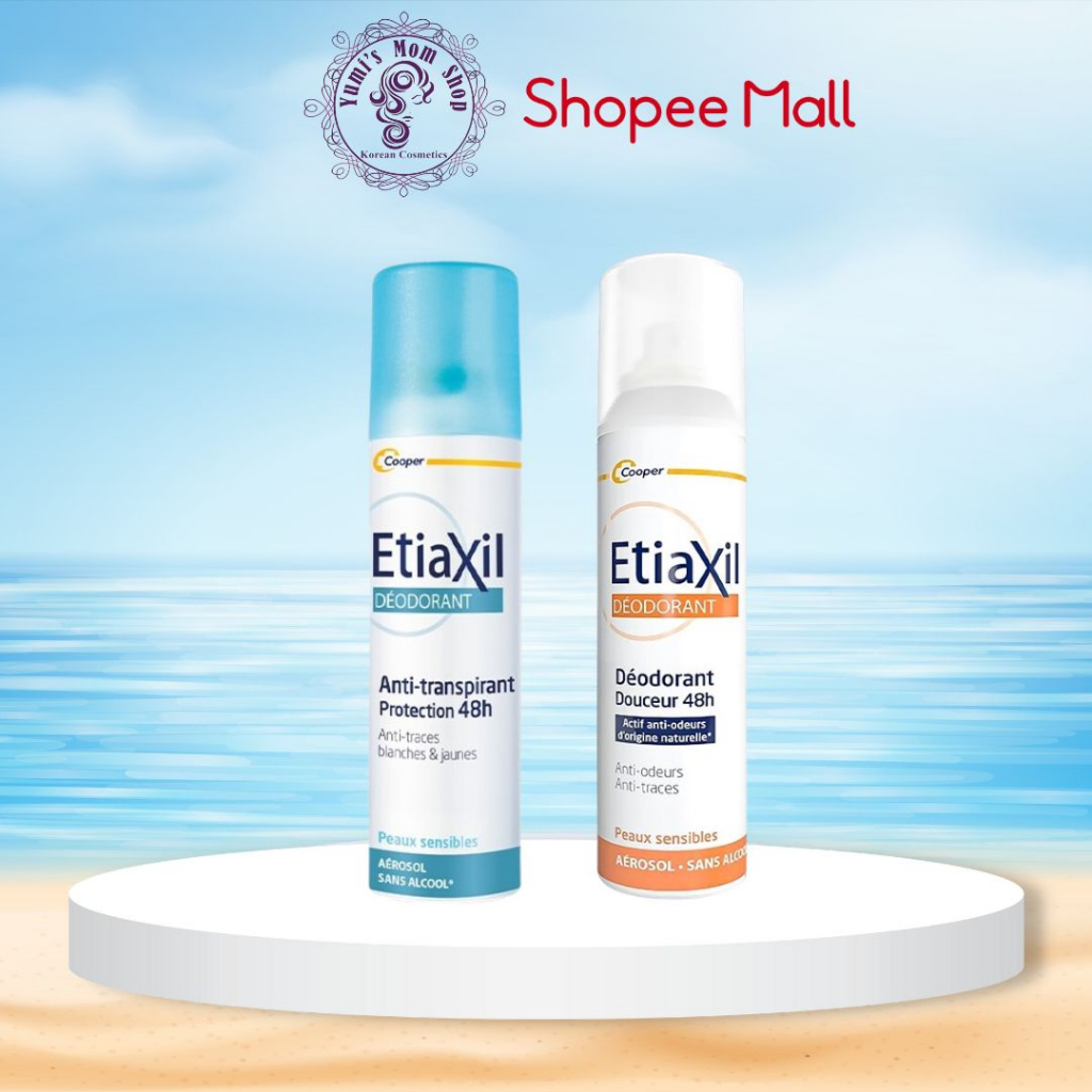 Xịt Khử Mùi Etiaxil Ngăn Mồ Hôi Hàng Ngày Etiaxil Deodorant Anti-Transpirant Protection 48h 150ml