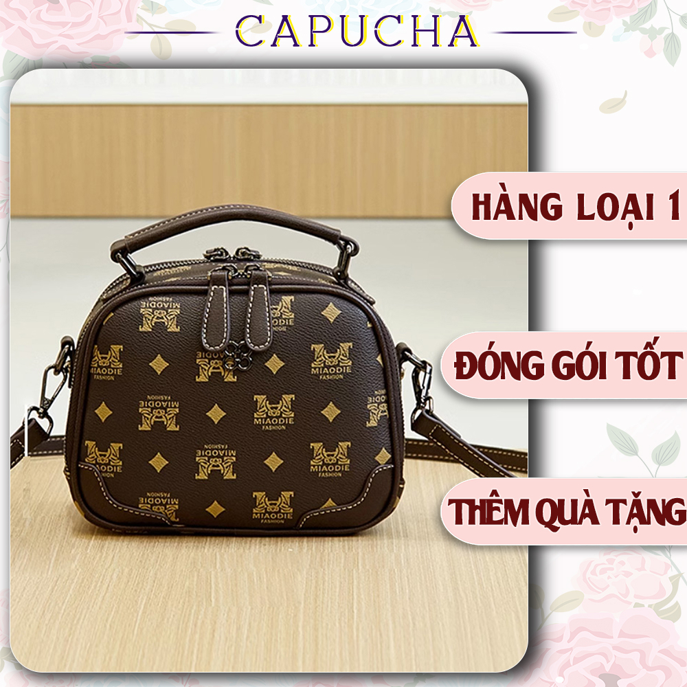 Túi xách nữ đeo chéo đa năng đựng nhiều đồ tiện lợi Capucha T358