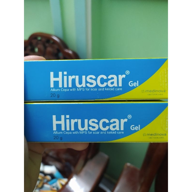 Gel cải thiện sẹo vừa, sẹo lõm, sẹo thâm Hiruscar Gel 5/20g