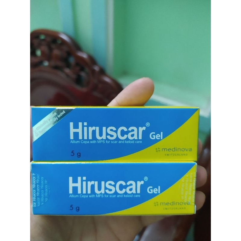 Gel cải thiện sẹo vừa, sẹo lõm, sẹo thâm Hiruscar Gel 5/20g