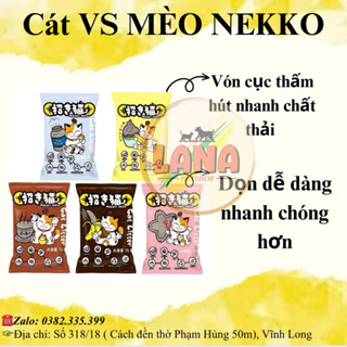 Cát mèo Nekko - Cát Vệ Sinh cho Mèo Thần Tài Neko 5L