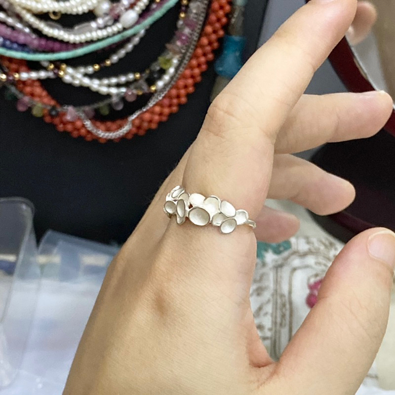 Nhẫn bạc hàng si Nhật 16.5mm